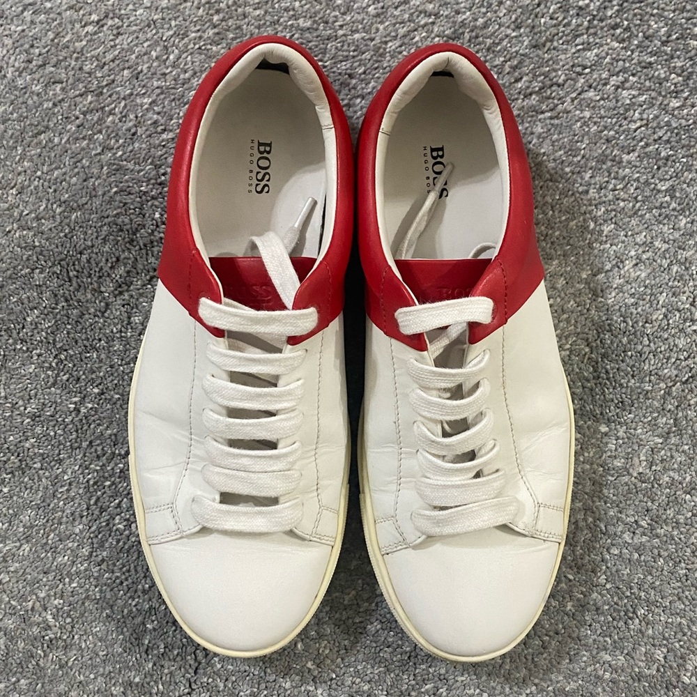 Authentic Hugo Boss, leather sneakers